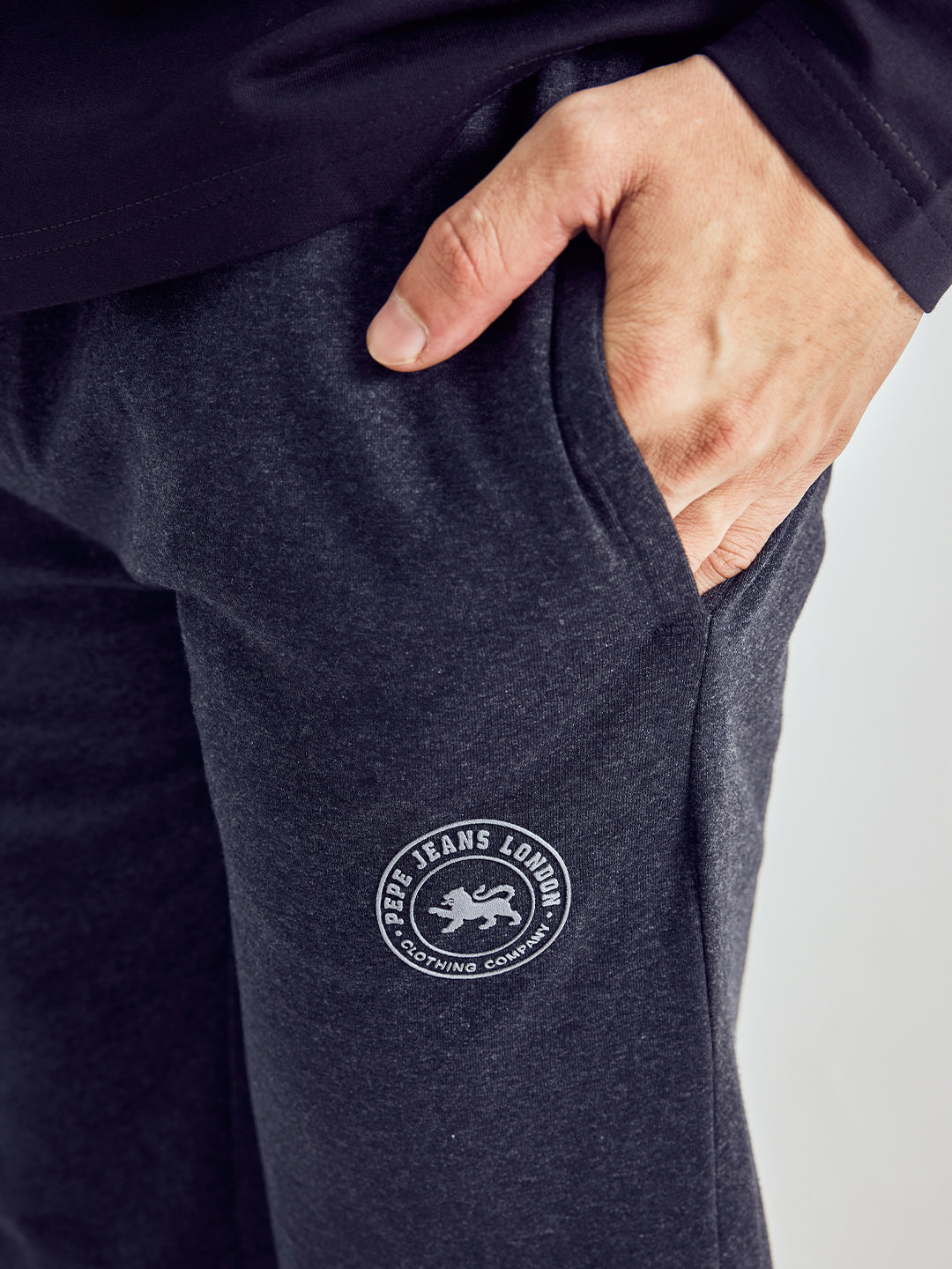 Men Solid Cotton Lounge Pants