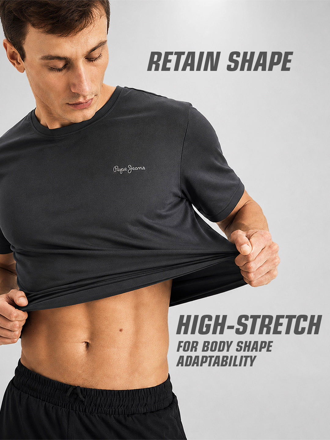 Men Active T-Shirt (Pack of 2)