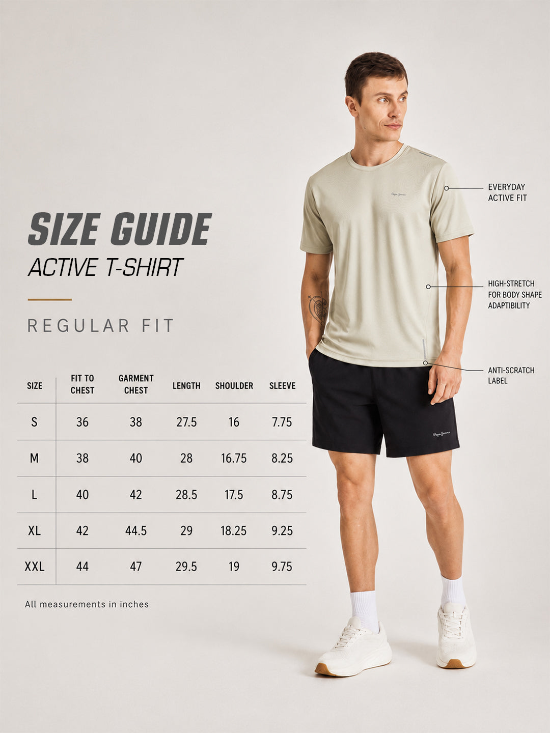 Men Active T-Shirt (Pack of 2)