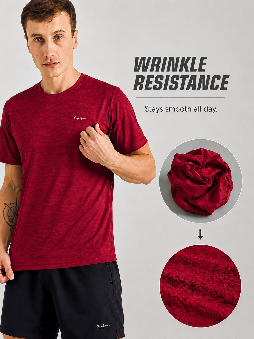 Round Neck Short Sleeves T-Shirt