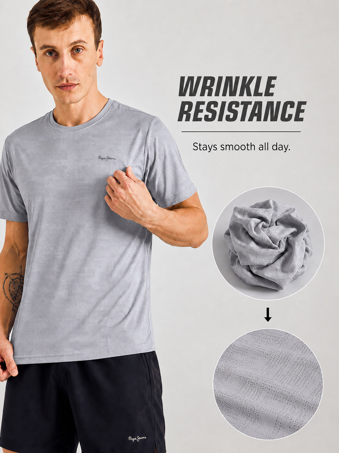 Round Neck Short Sleeves T-Shirt