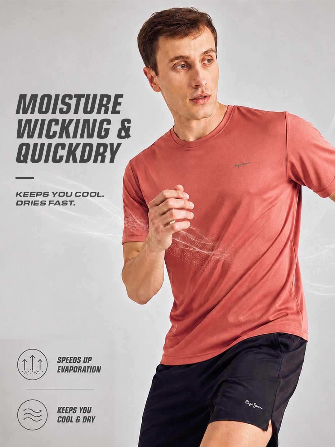 Men Active T-Shirt (Pack of 2)