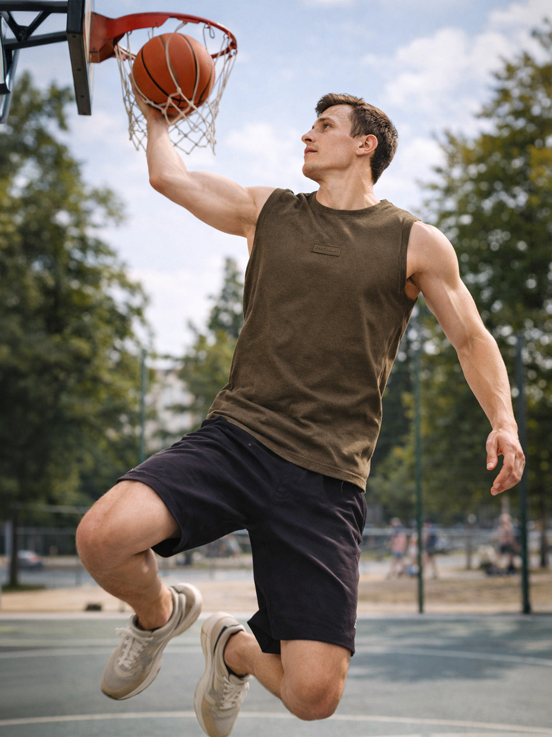 Men Cotton Sleeveless Gym Vest