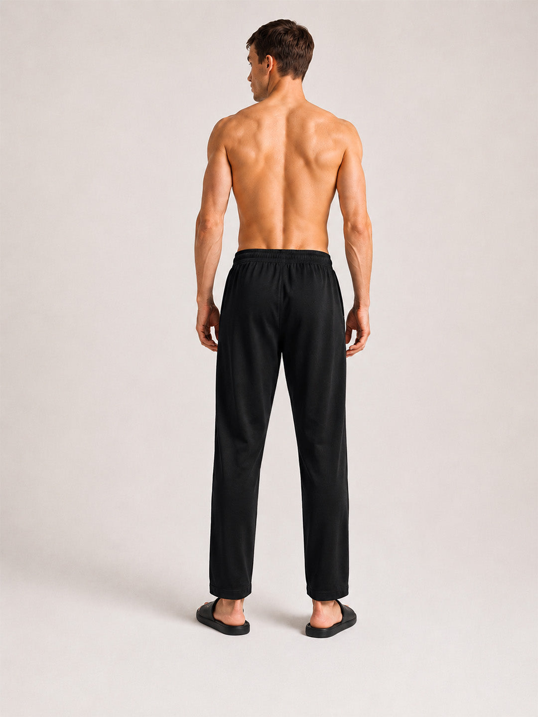 Men Solid Cotton Lounge Pants