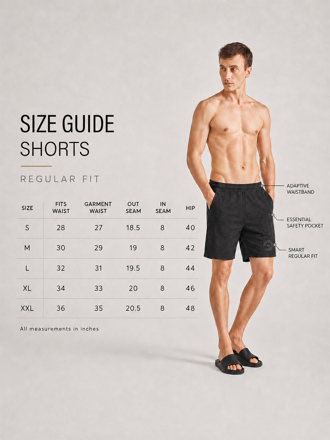 Men Mid-Rise Cotton Rich Shorts