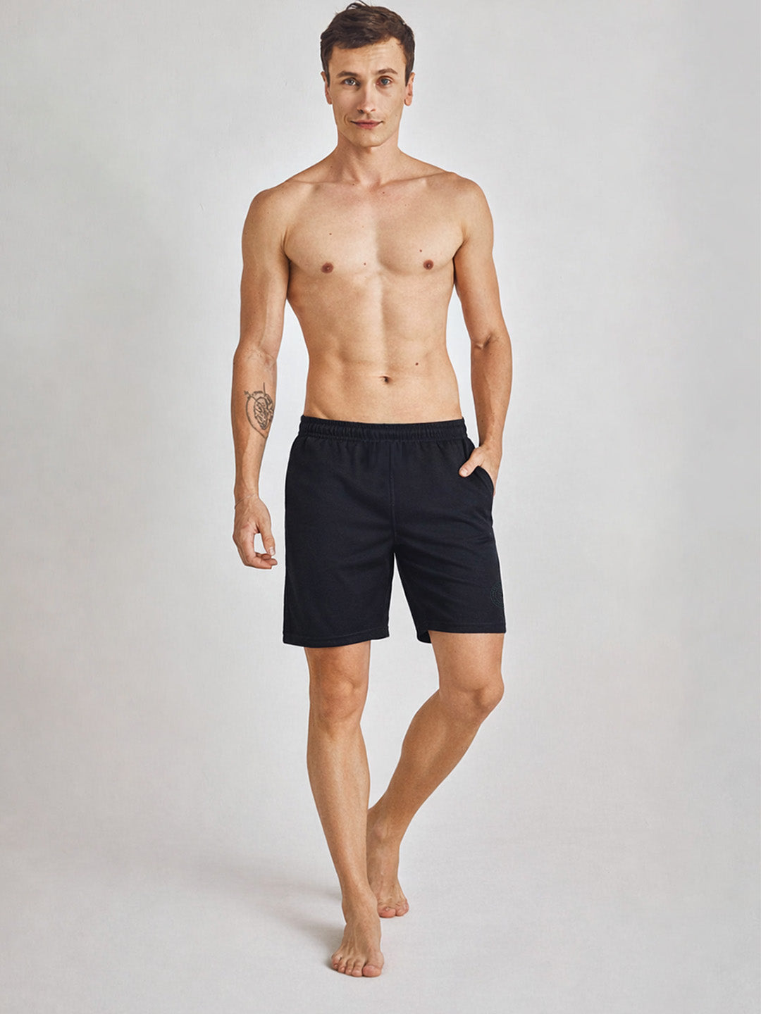 Men Mid-Rise Pure Cotton Shorts