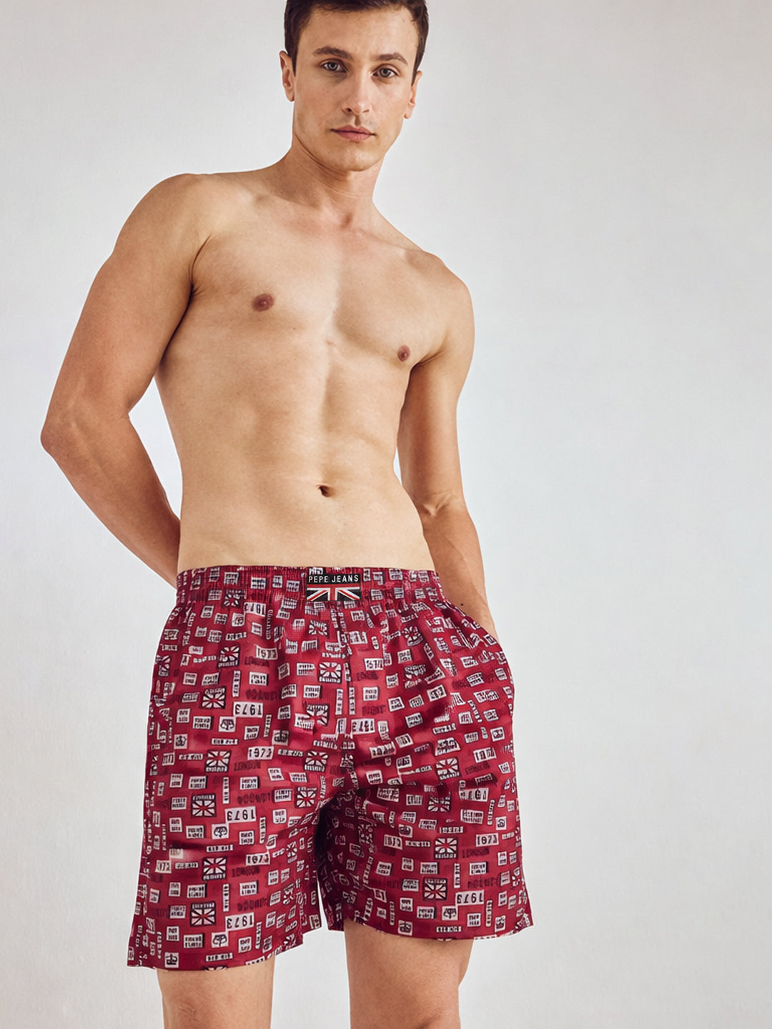 Men Printed Cotton Boxers