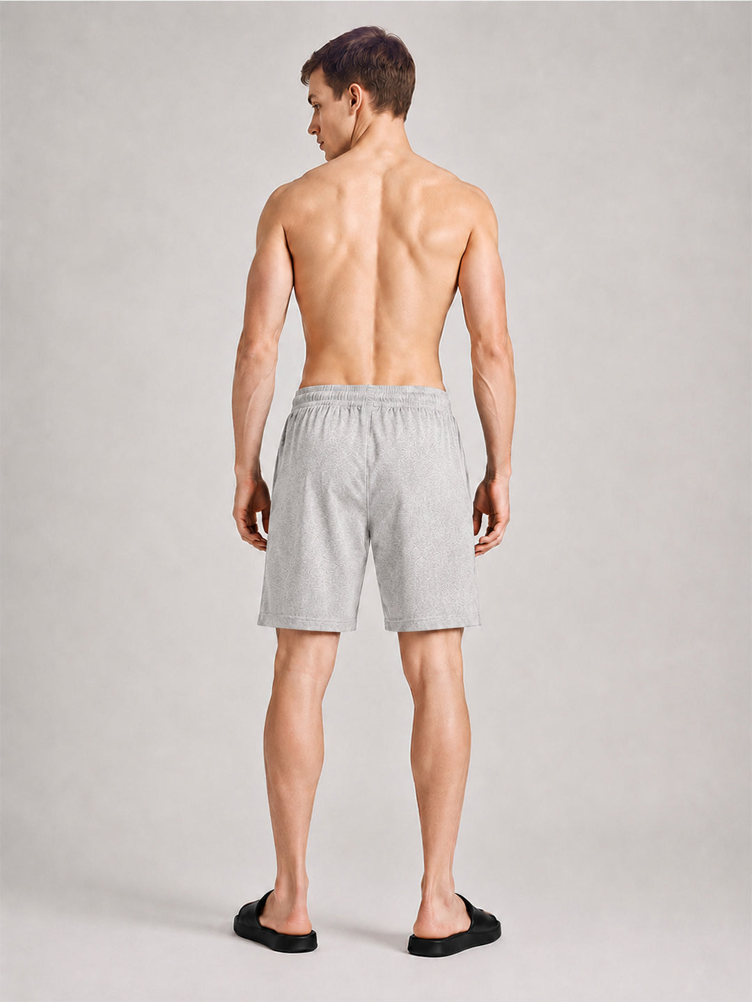 Men Mid-Rise Cotton Rich Shorts