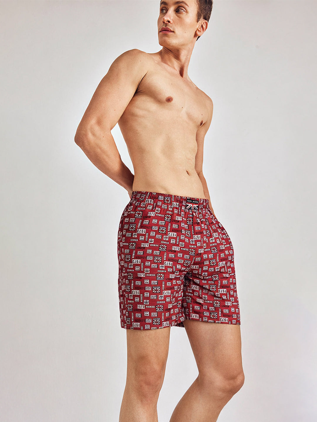 Men Printed Cotton Boxers