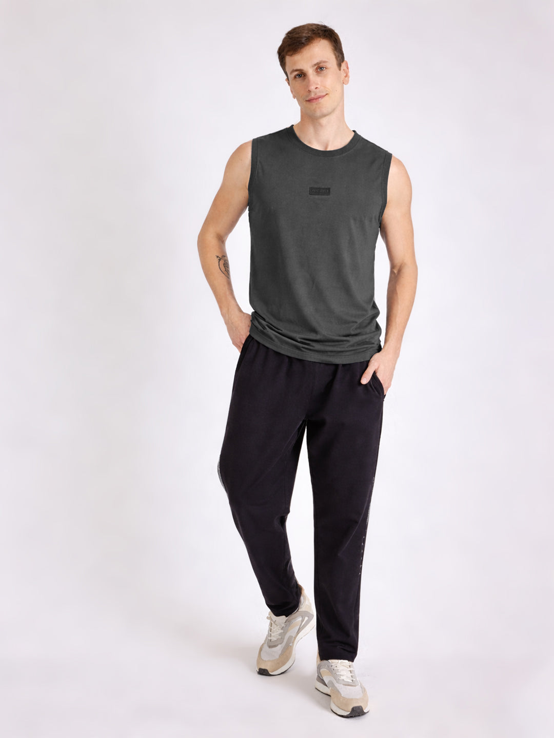 Men Cotton Sleeveless Gym Vest