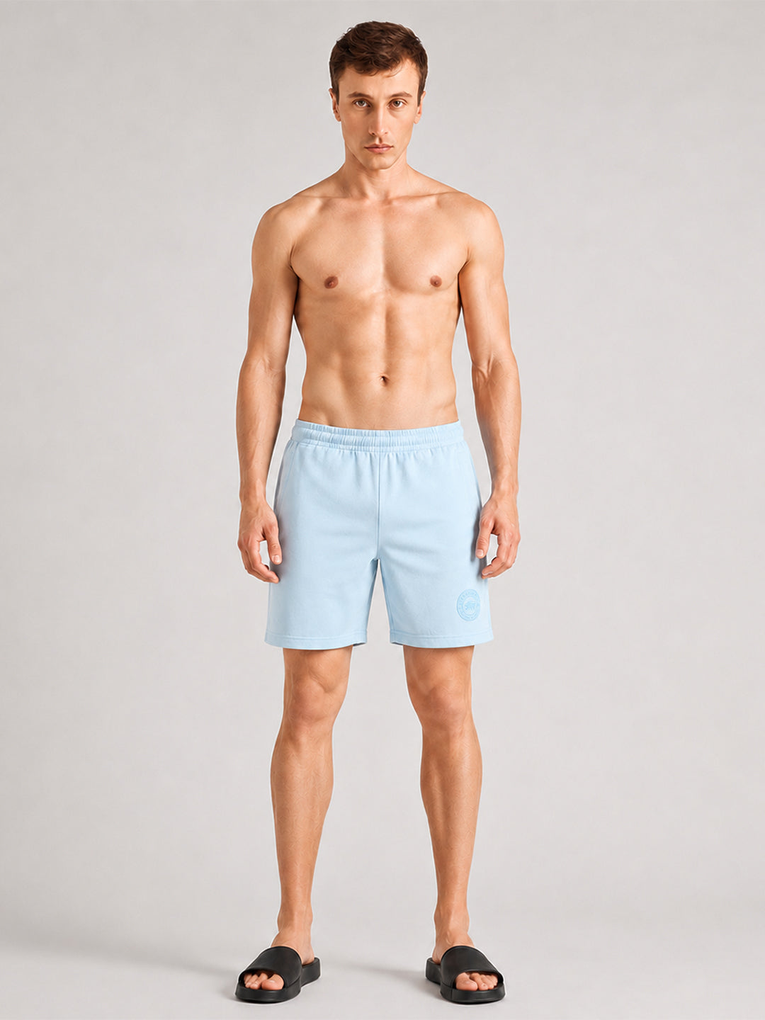 Men Mid-Rise Cotton Rich Shorts