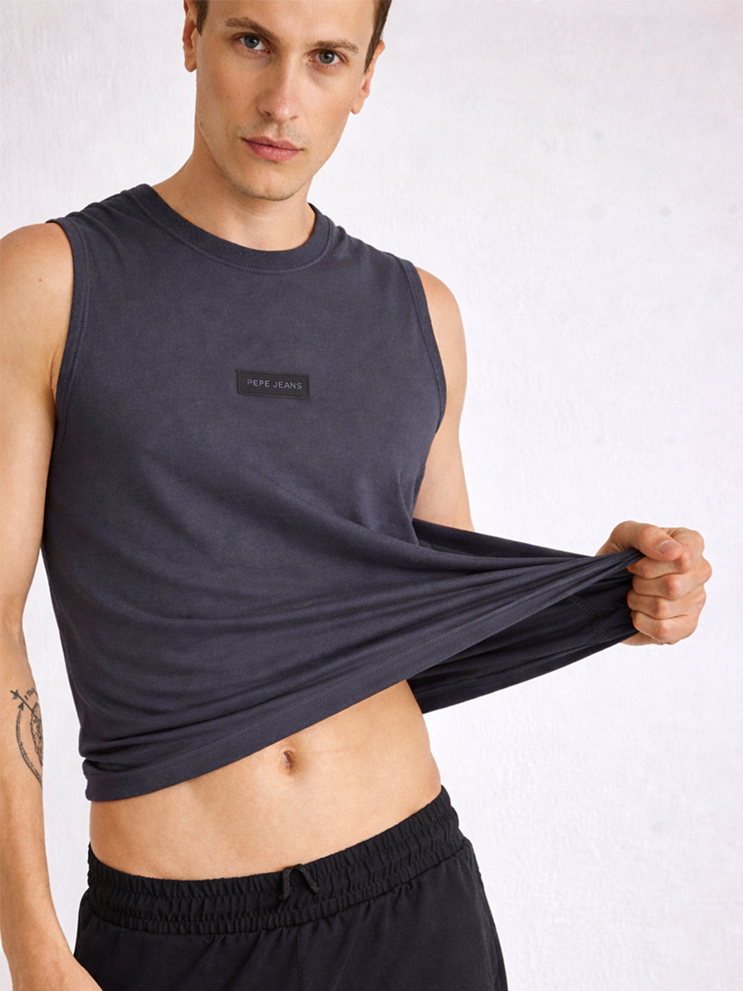 Men Cotton Sleeveless Gym Vest