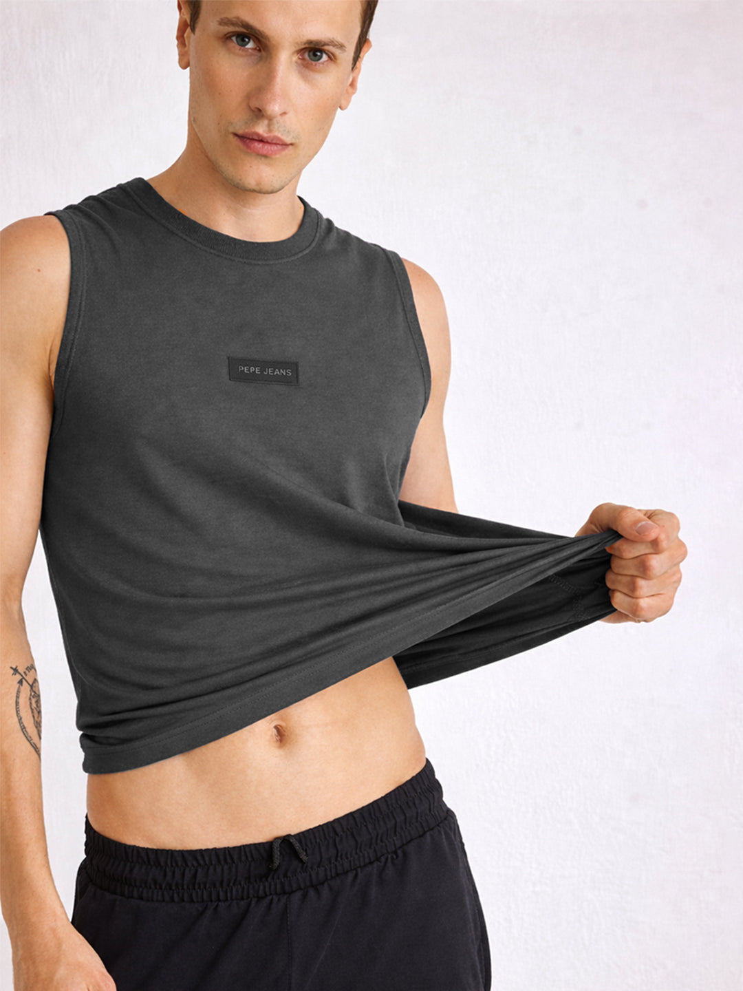 Men Cotton Sleeveless Gym Vest