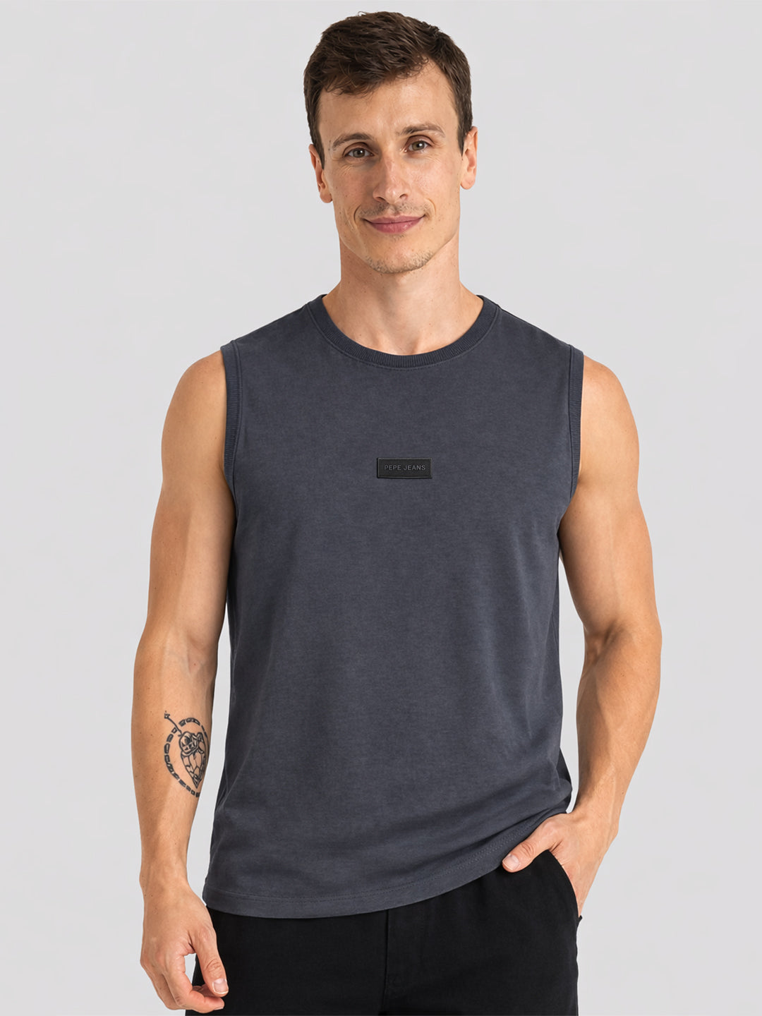 Men Cotton Sleeveless Gym Vest