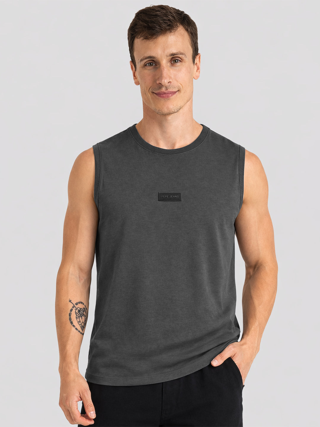 Men Cotton Sleeveless Gym Vest