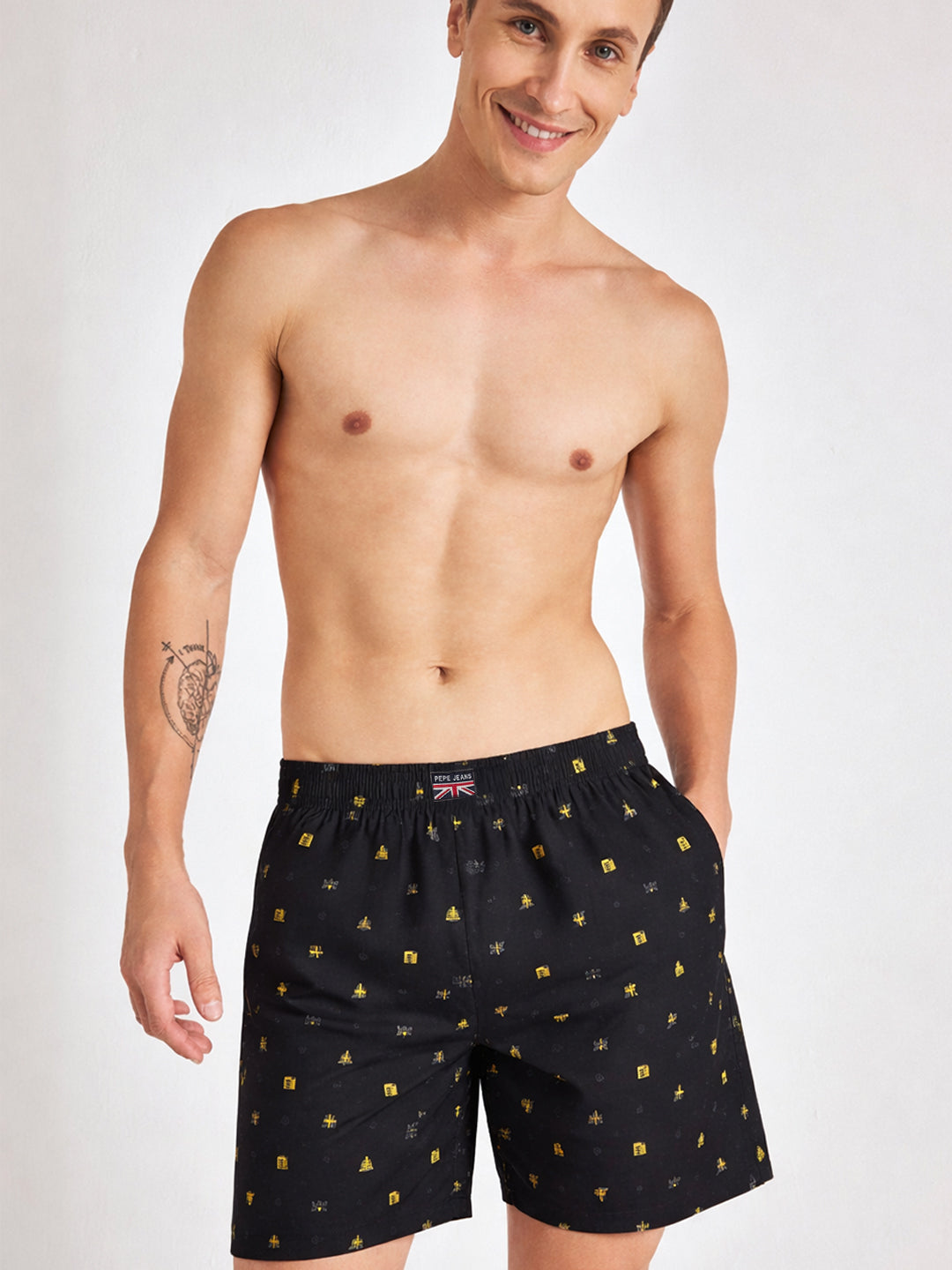 Men Printed Cotton Boxers