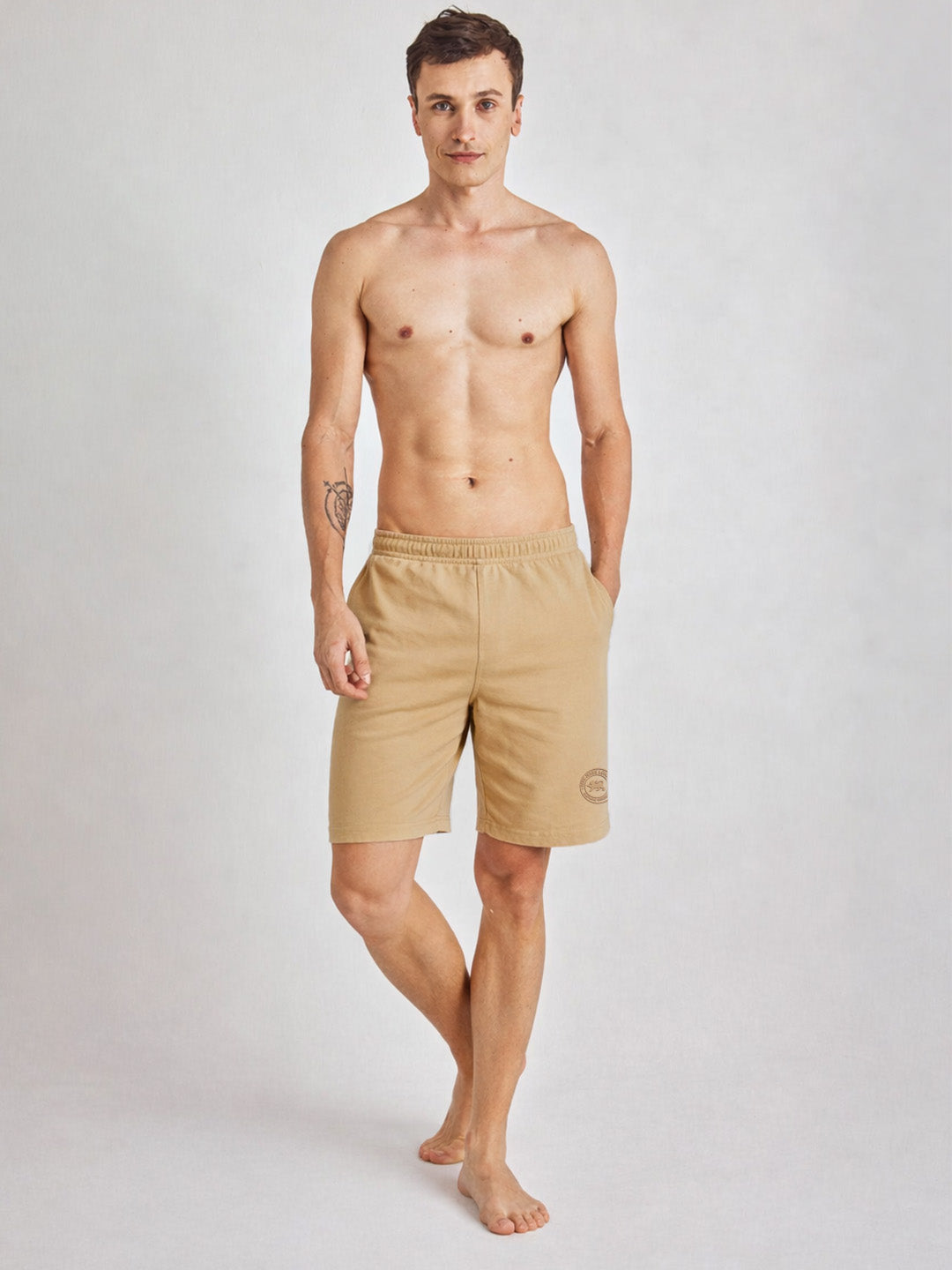 Men Mid-Rise Pure Cotton Shorts