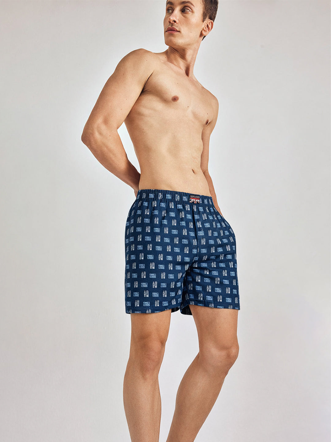 Men Printed Cotton Boxers