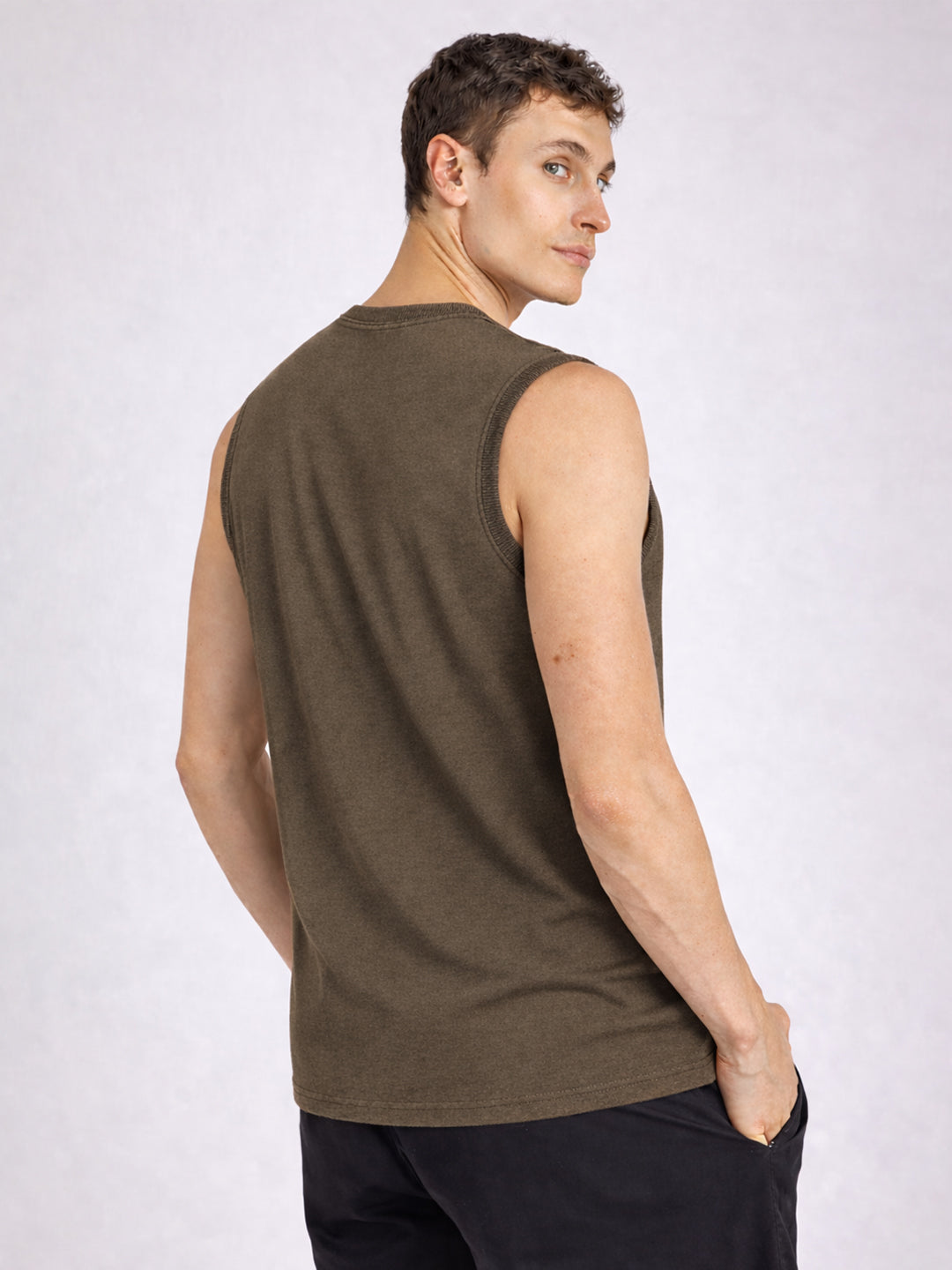 Men Cotton Sleeveless Gym Vest