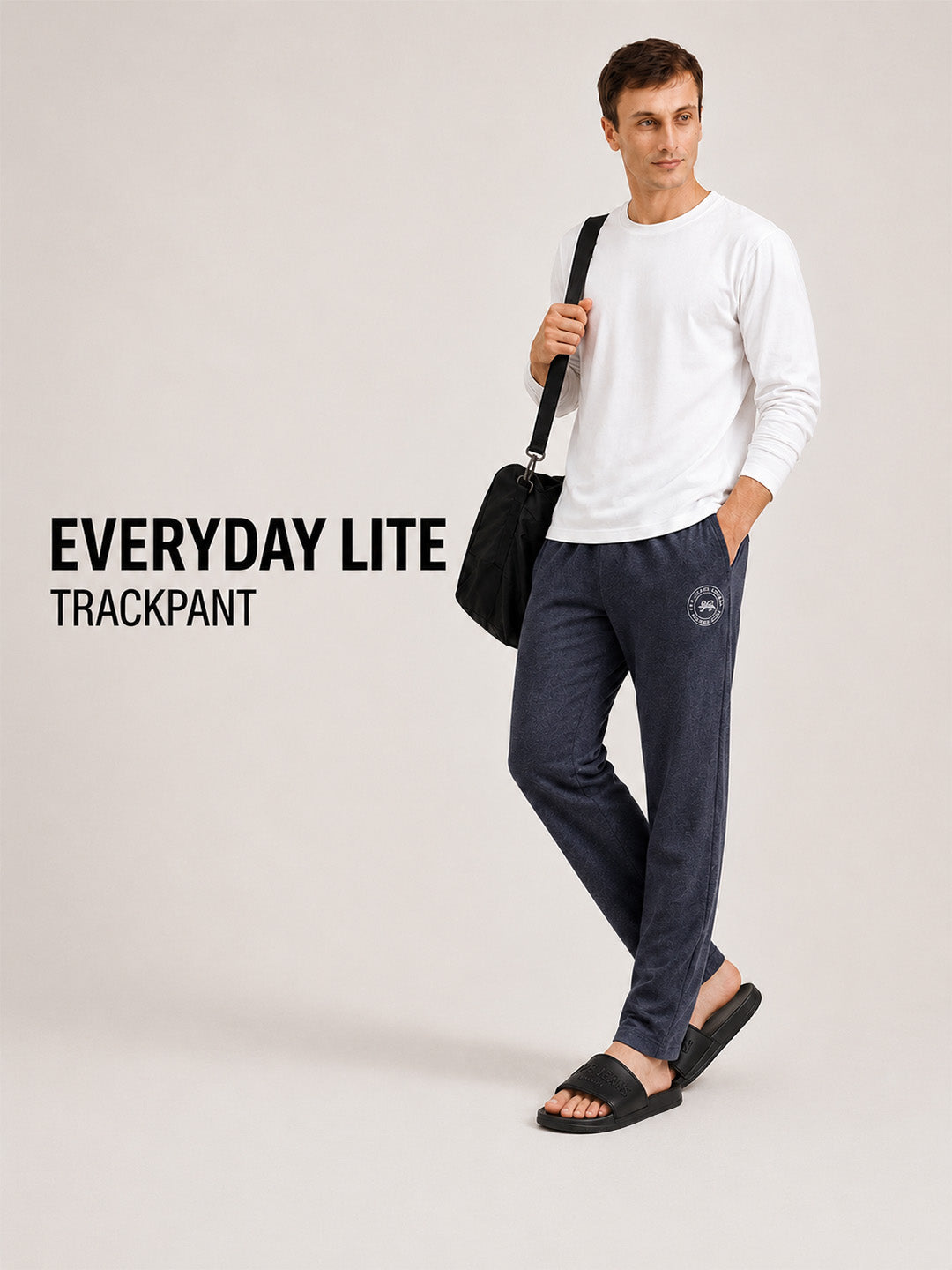 Men Solid Cotton Lounge Pants