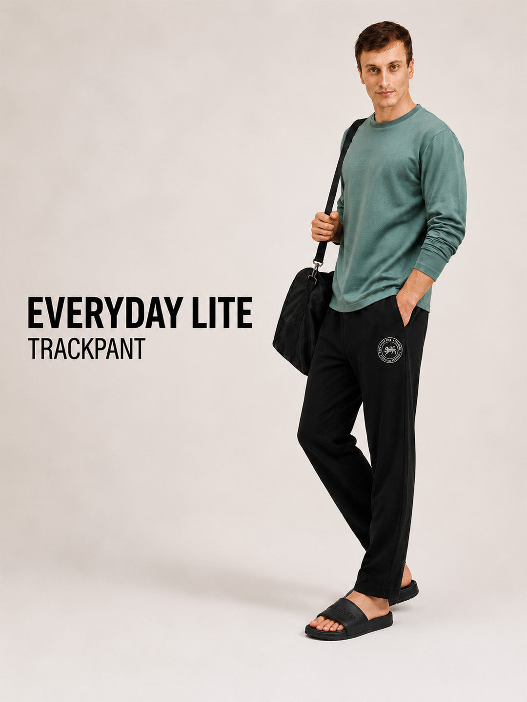 Men Solid Cotton Lounge Pants