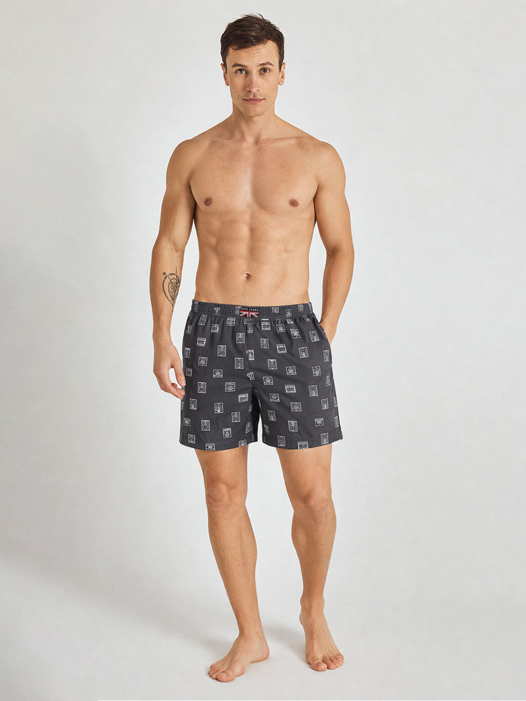 Men Printed Cotton Boxers