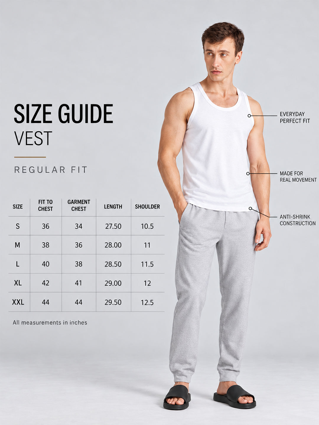 Pepe Jeans Men Ribbed Inner Vest (Pack of 2)