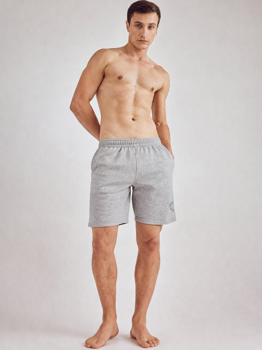 Men Mid-Rise Pure Cotton Shorts