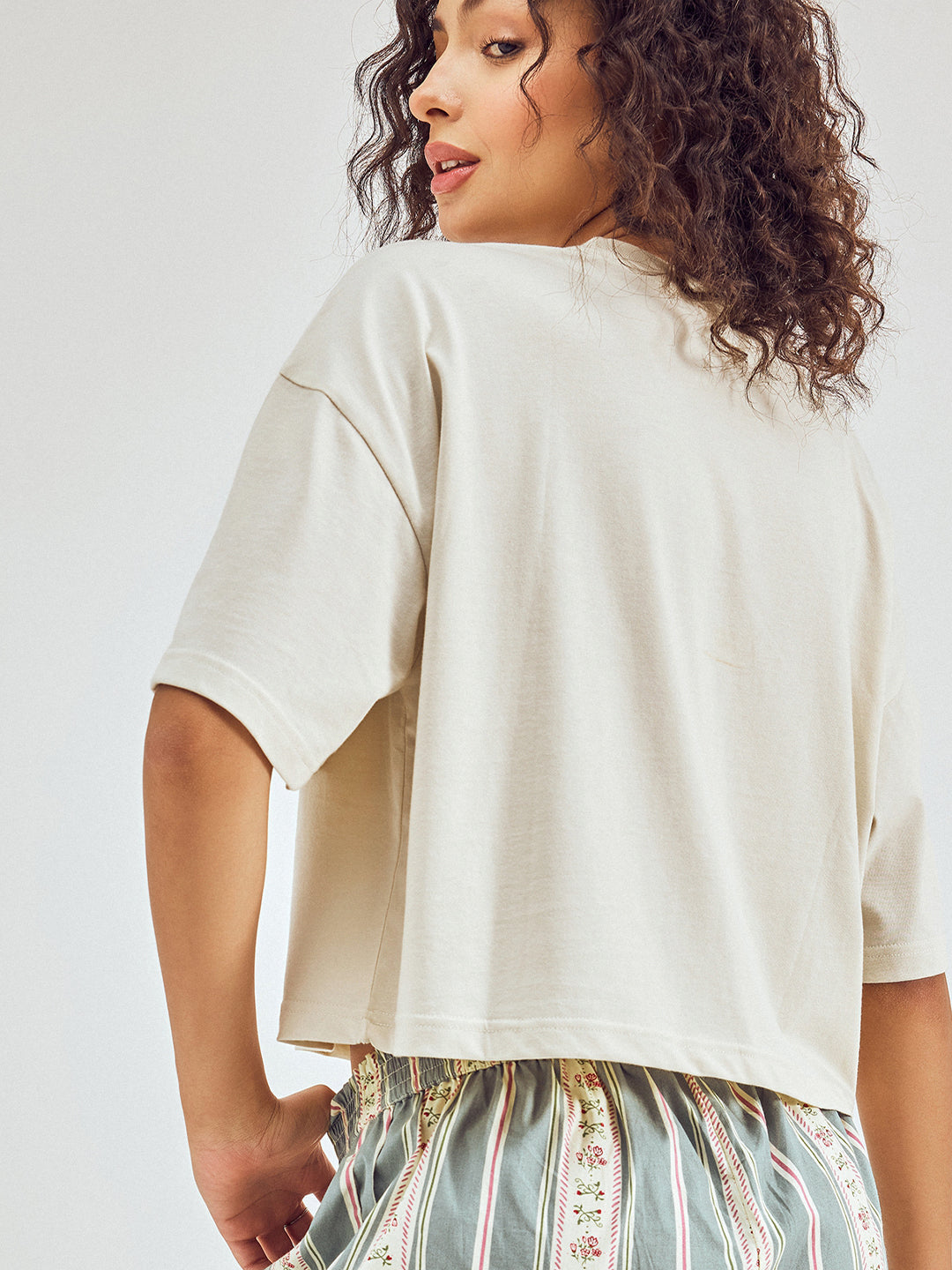 Cotton Round Neck Lounge Tshirts