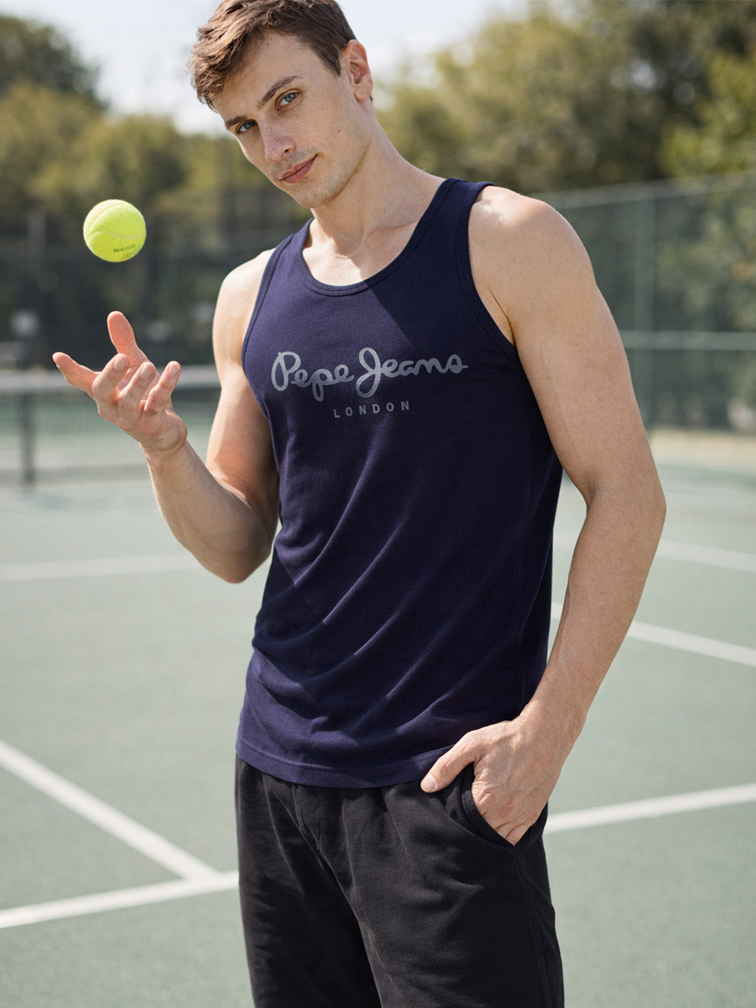 Men Cotton Sleeveless Gym Vest