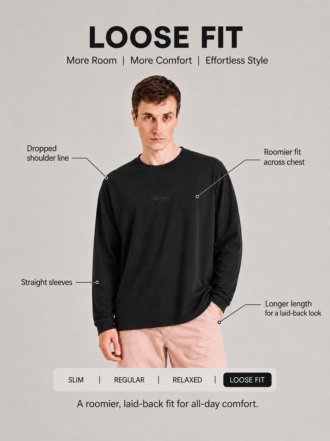 RELAXED FIT FULL T-SHIRT