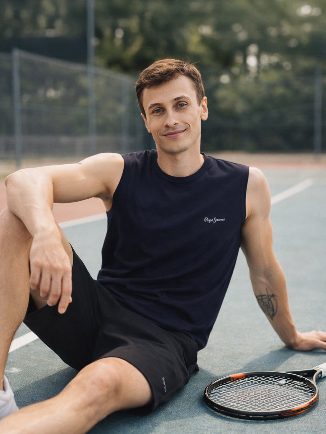 Men Cotton Sleeveless Gym Vest