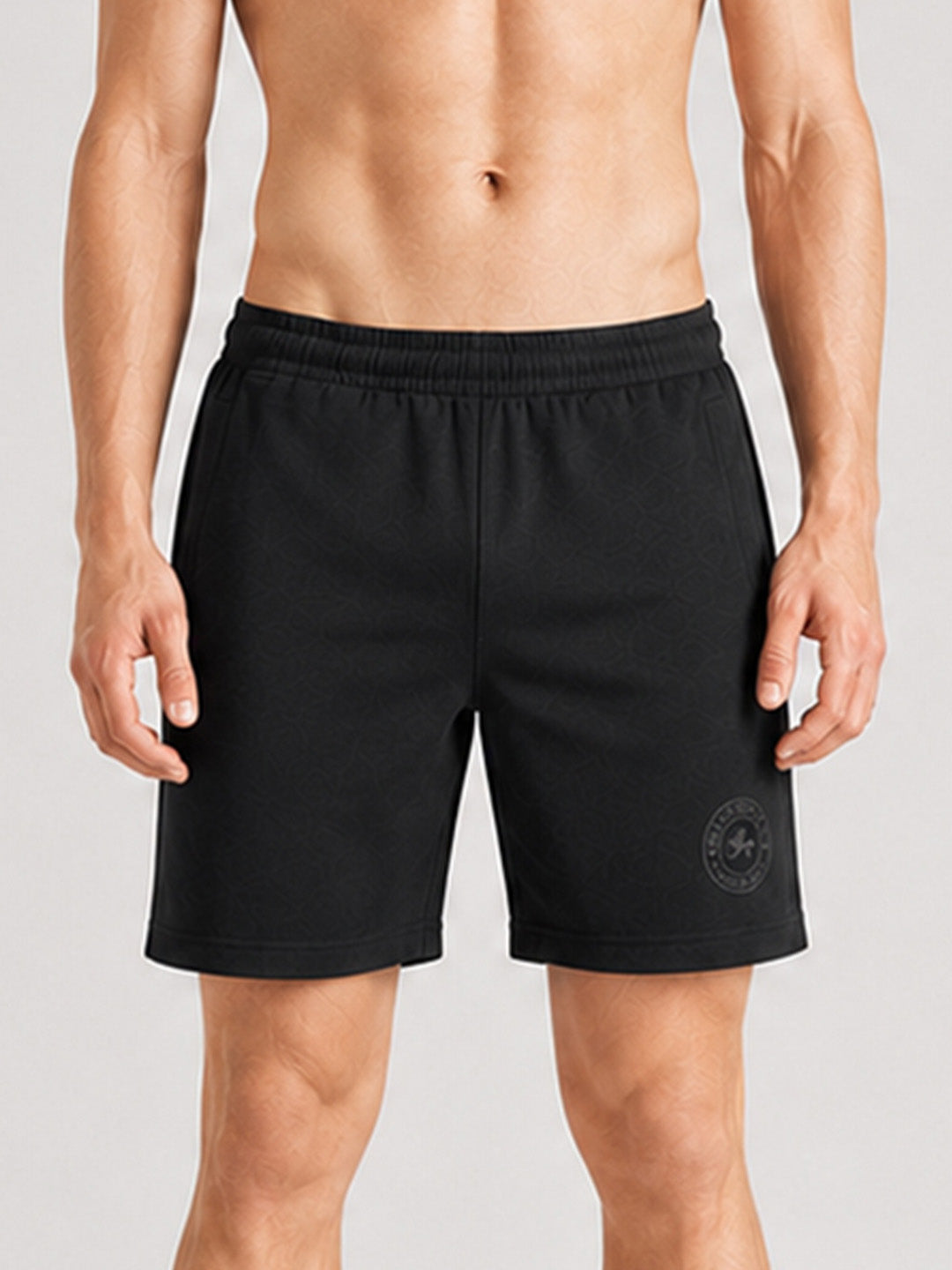 Men Mid-Rise Cotton Rich Shorts