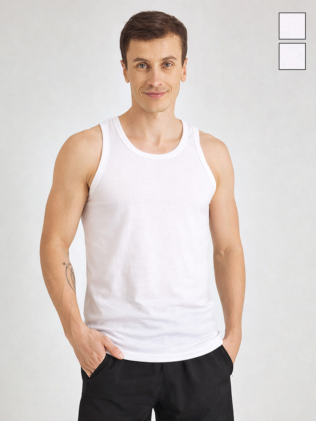 Men Inner Vest Pack of 2