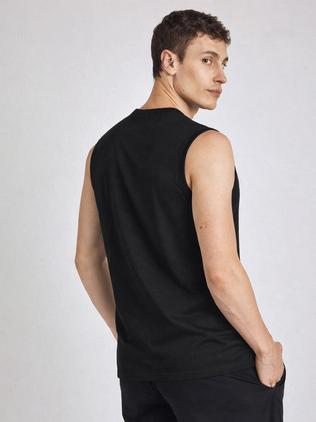 Men Cotton Sleeveless Gym Vest