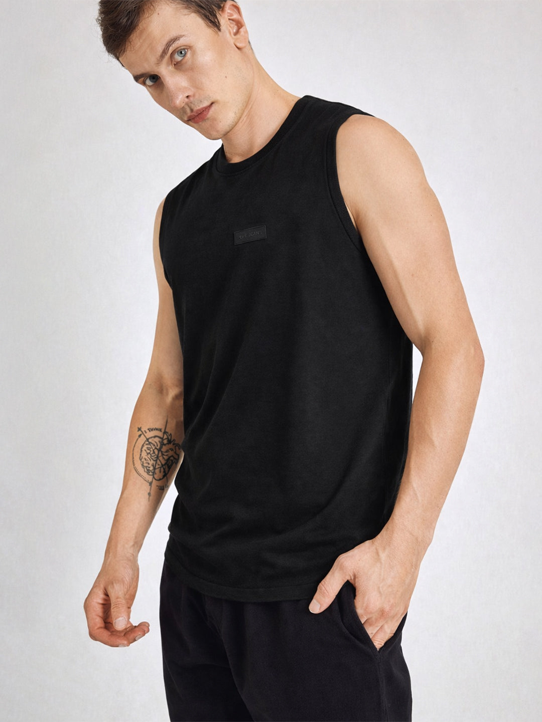 Men Cotton Sleeveless Gym Vest