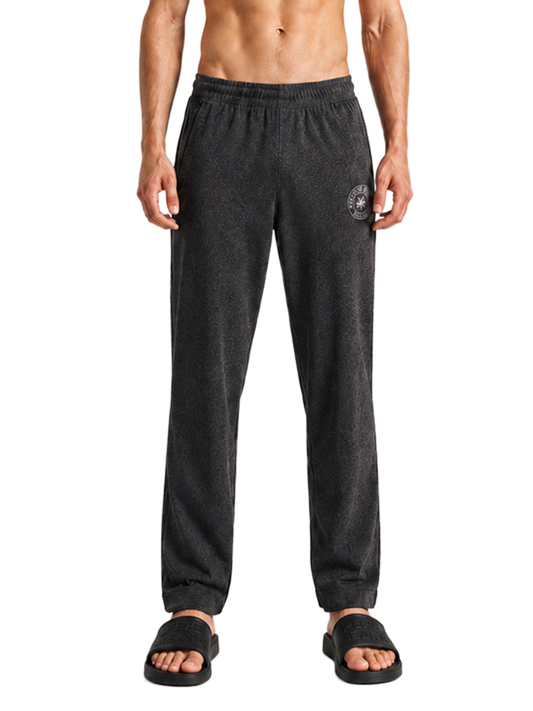 Men Solid Cotton Lounge Pants
