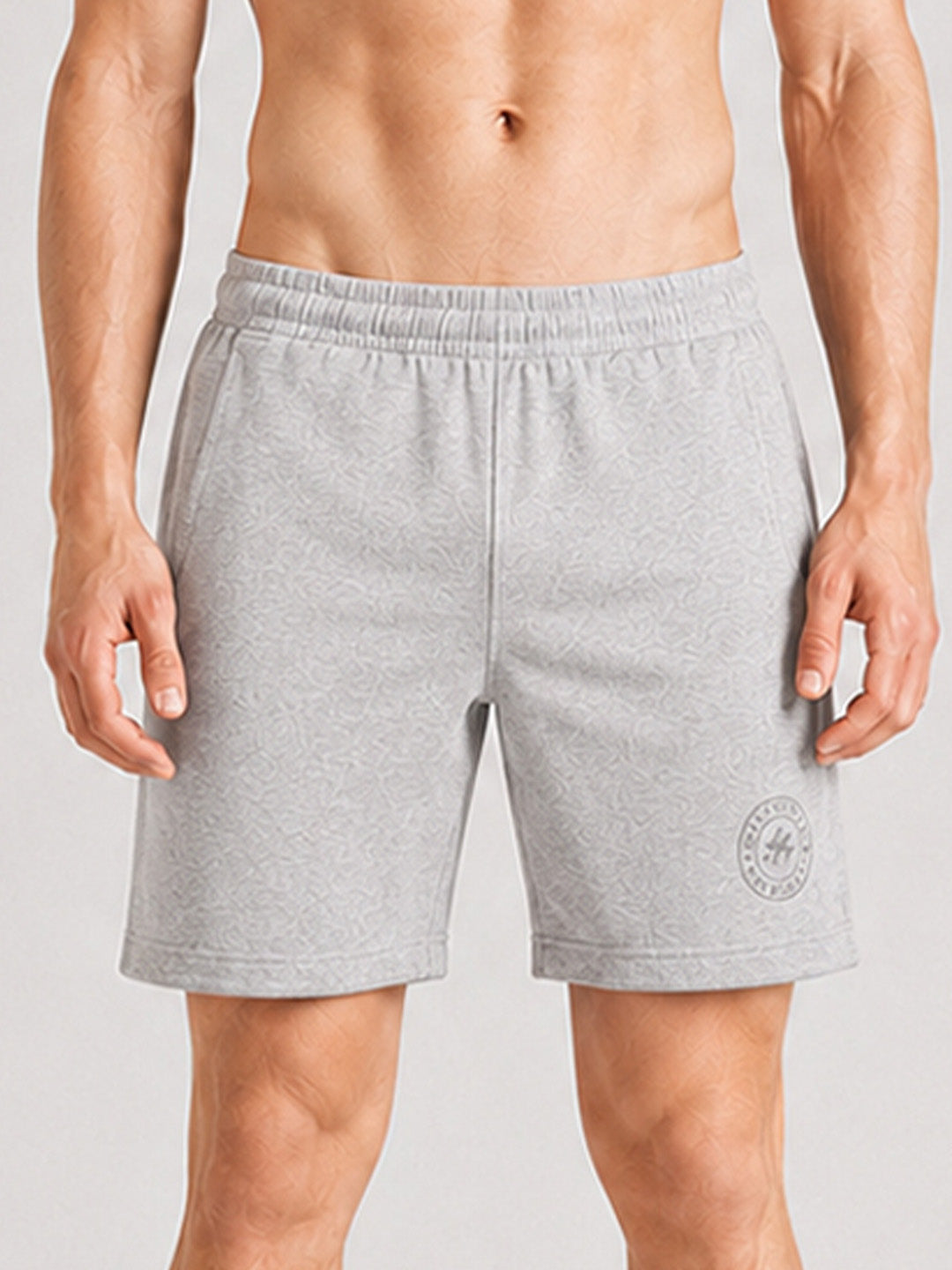 Men Mid-Rise Cotton Rich Shorts