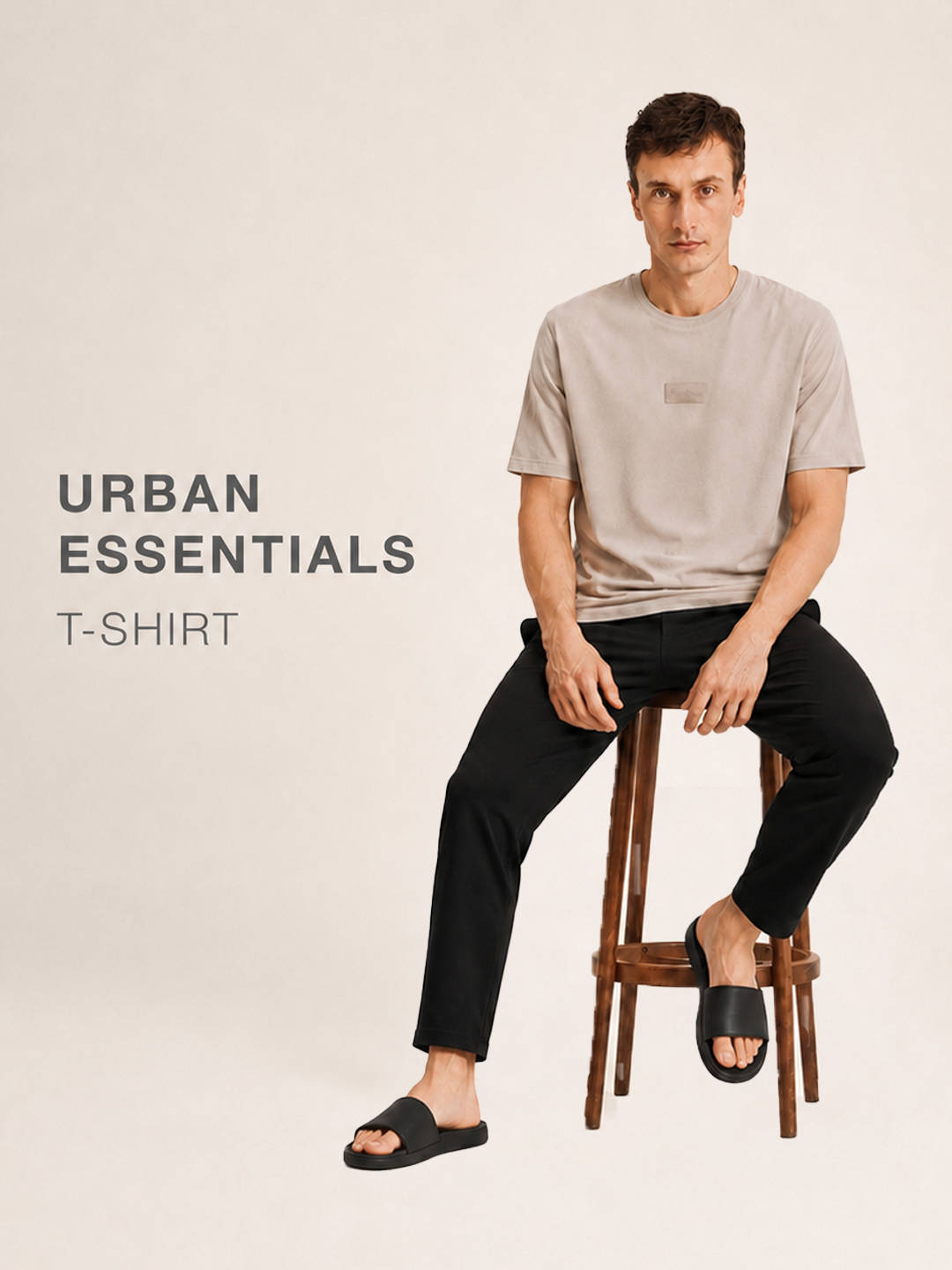 Men Brand Logo T-shirt