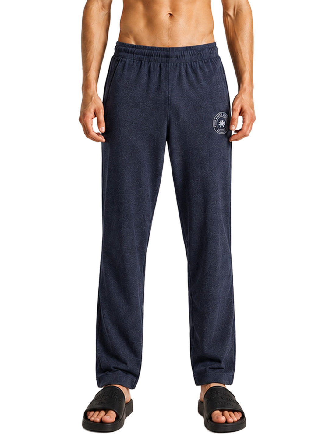 Men Solid Cotton Lounge Pants