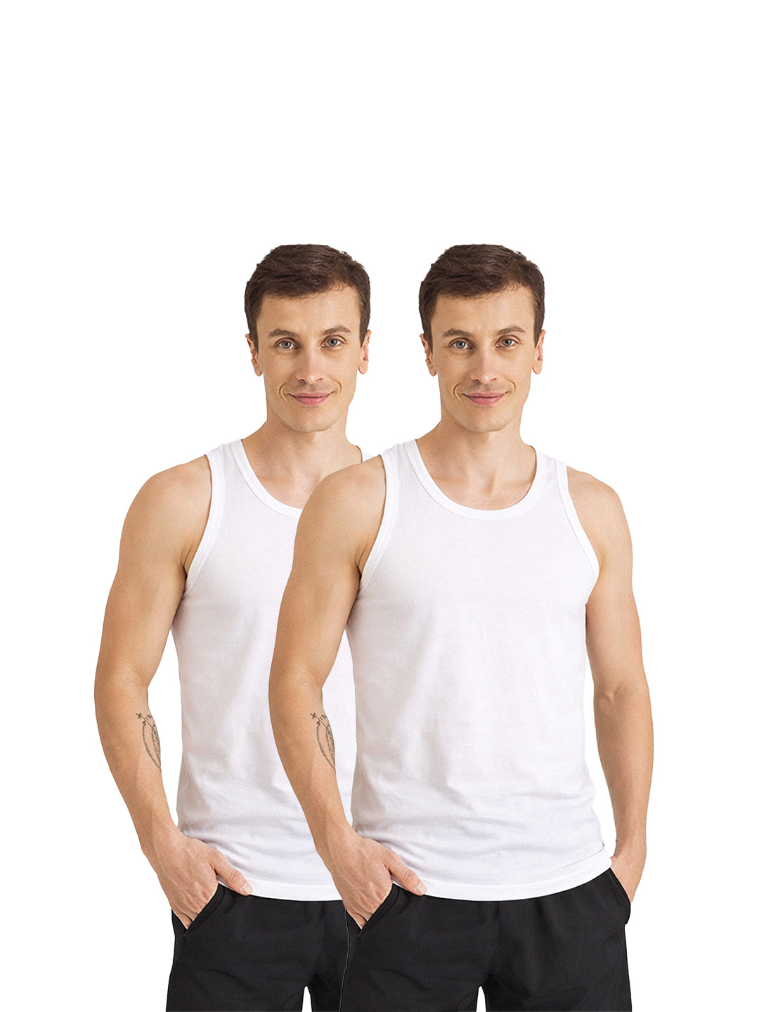 Men Inner Vest Pack of 2