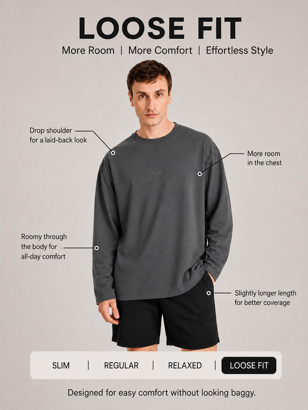 RELAXED FIT FULL T-SHIRT
