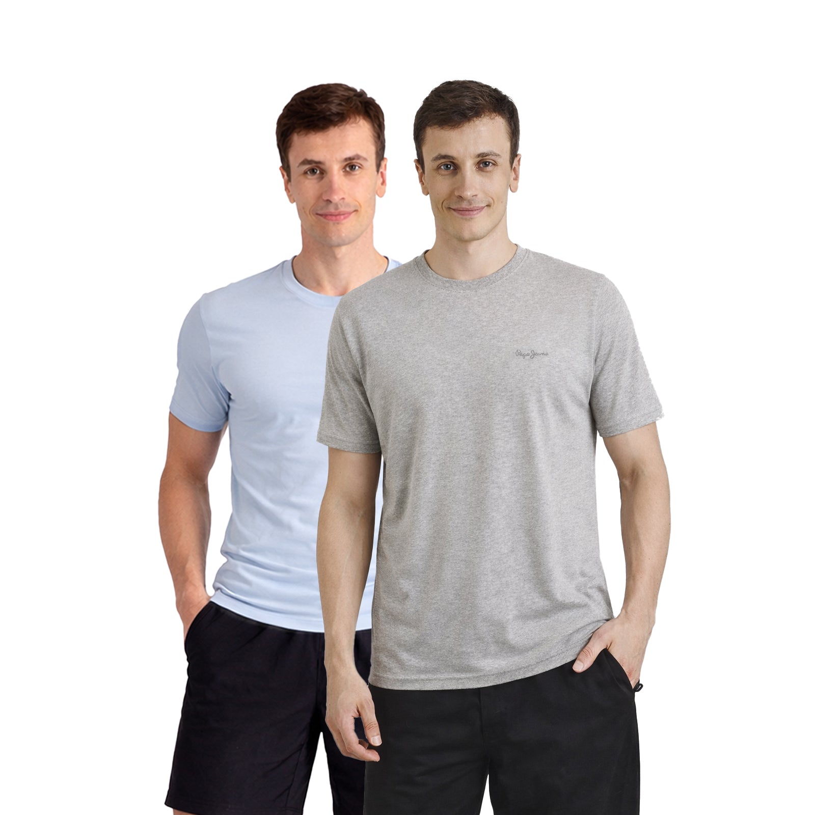 Men Crew Neck Lounge T-shirt(Pack of 2)