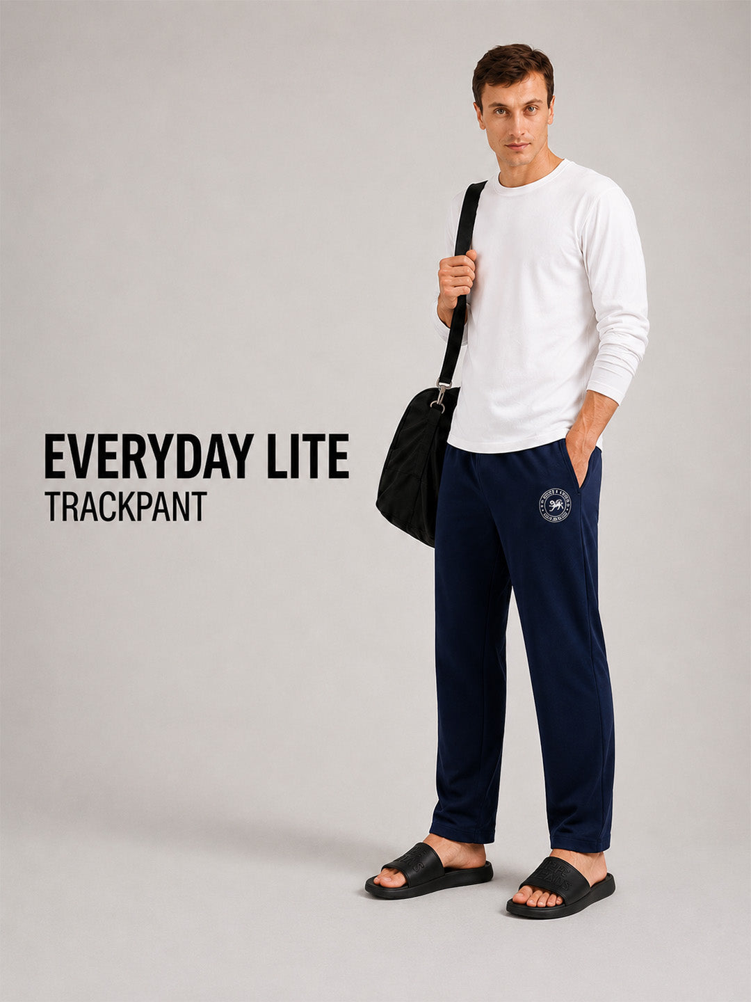 Men Solid Cotton Lounge Pants
