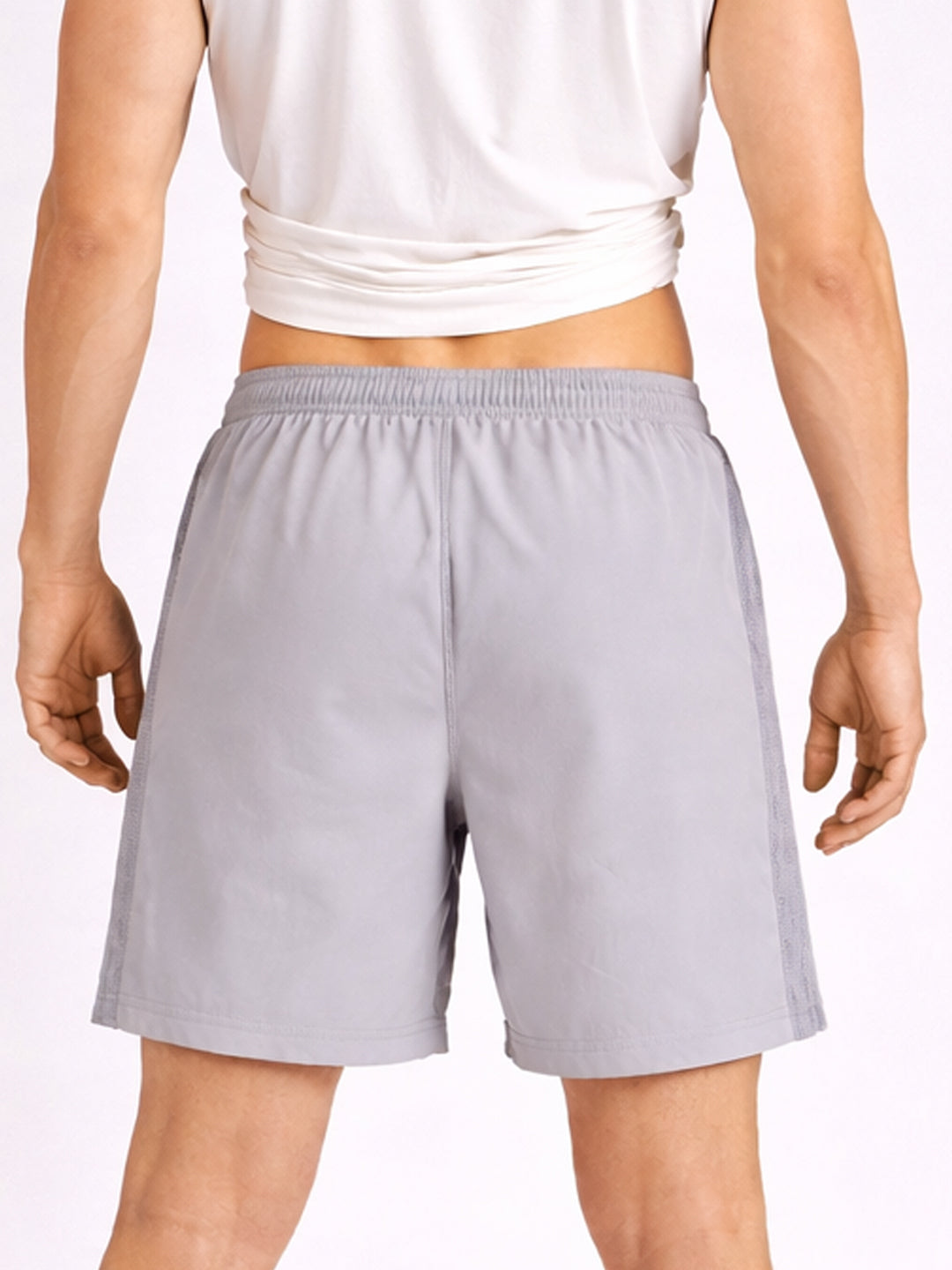 Men Typography Sports Shorts