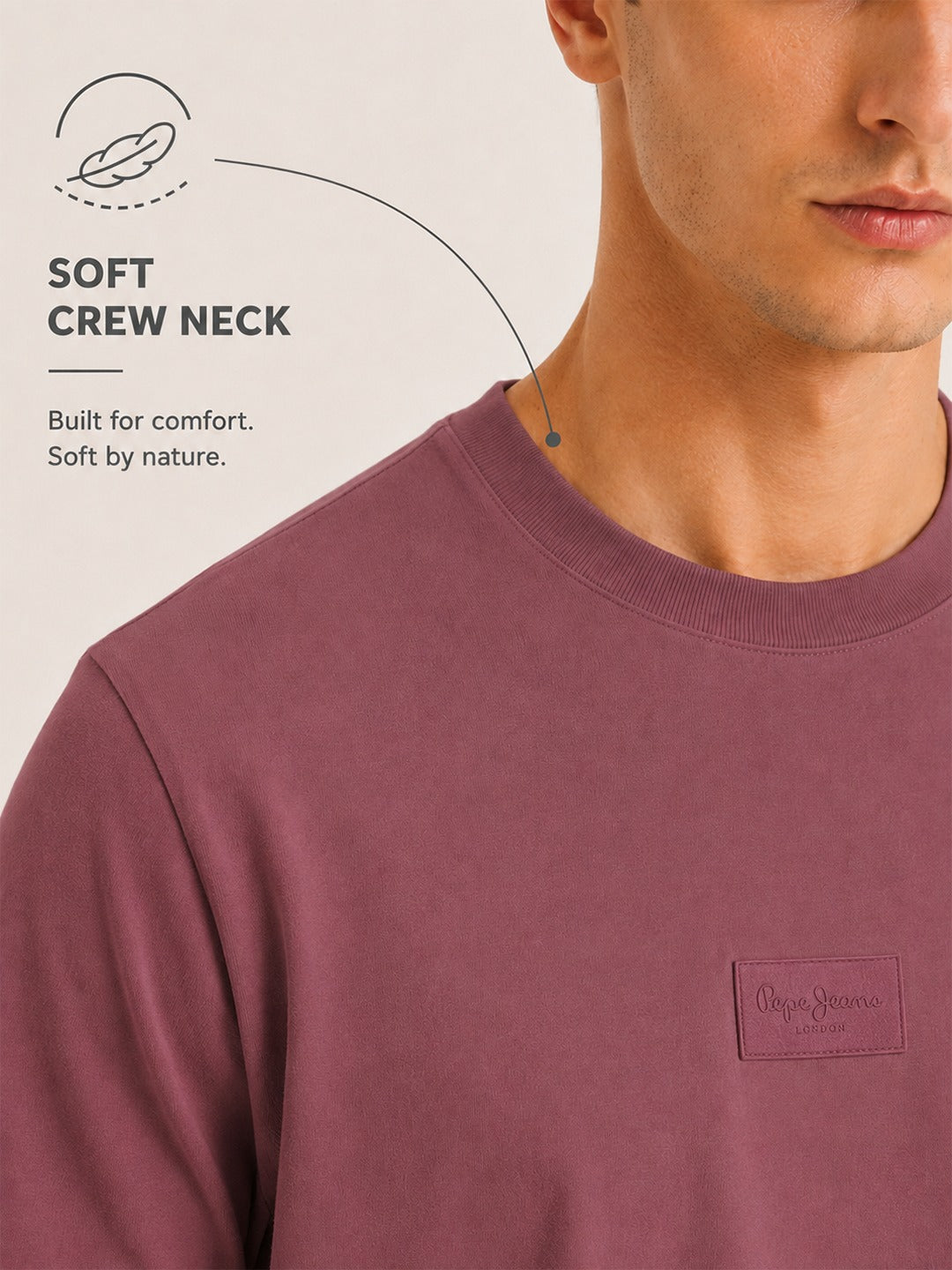 Men Brand Logo T-shirt